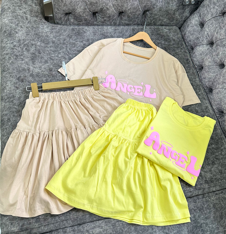 ست کراپ دامن anjel