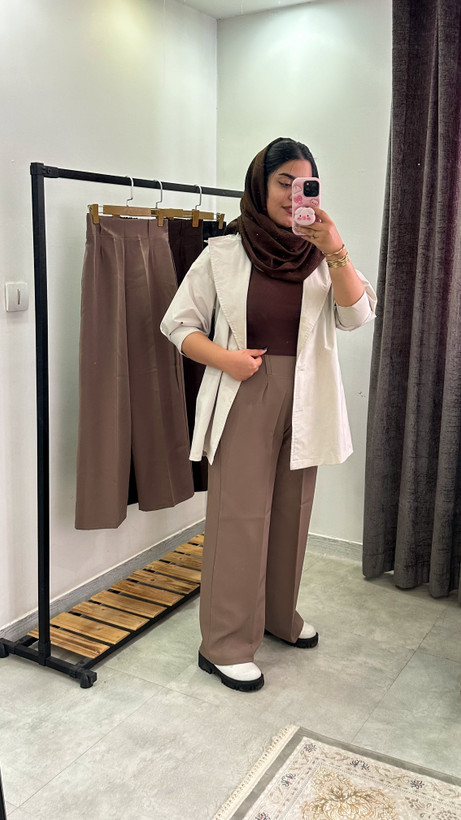 شلوار بگ پارچه بزیاق شارژ مجدد