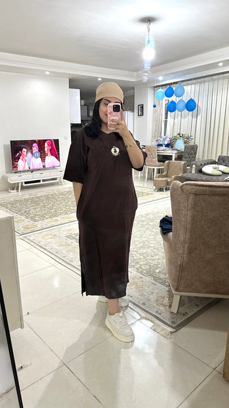 تیشرت پیراهنی جیب دار