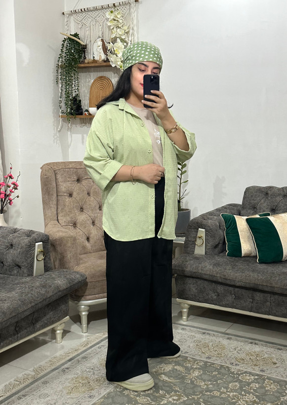 شلوار بگ کرپ کارتیر